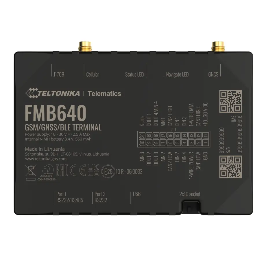 FMB640 - 2G Professional GPS Tracker