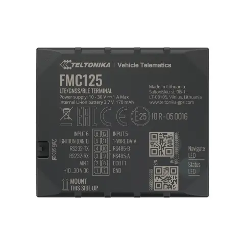 FMC125 - 4G LTE Bluetooth GPS Tracker