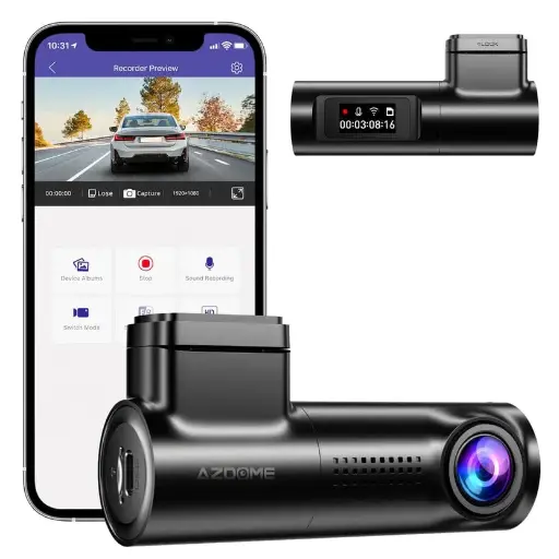 AZDOME M330 1080P FHD Dash Cam
